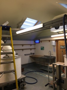 Before preparation showing signs of original degraded paint.